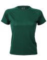 Dames Sportshirt CONA SPORTS Rainbow Tech Tee Bottle Green